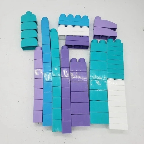 Mega Bloks First Builders Kids Building Blocks Lot of 79+ Pieces Multicolor Toys - Picture 10 of 16